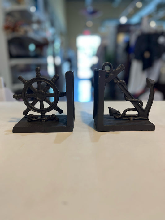 Nautical Iron Bookends
