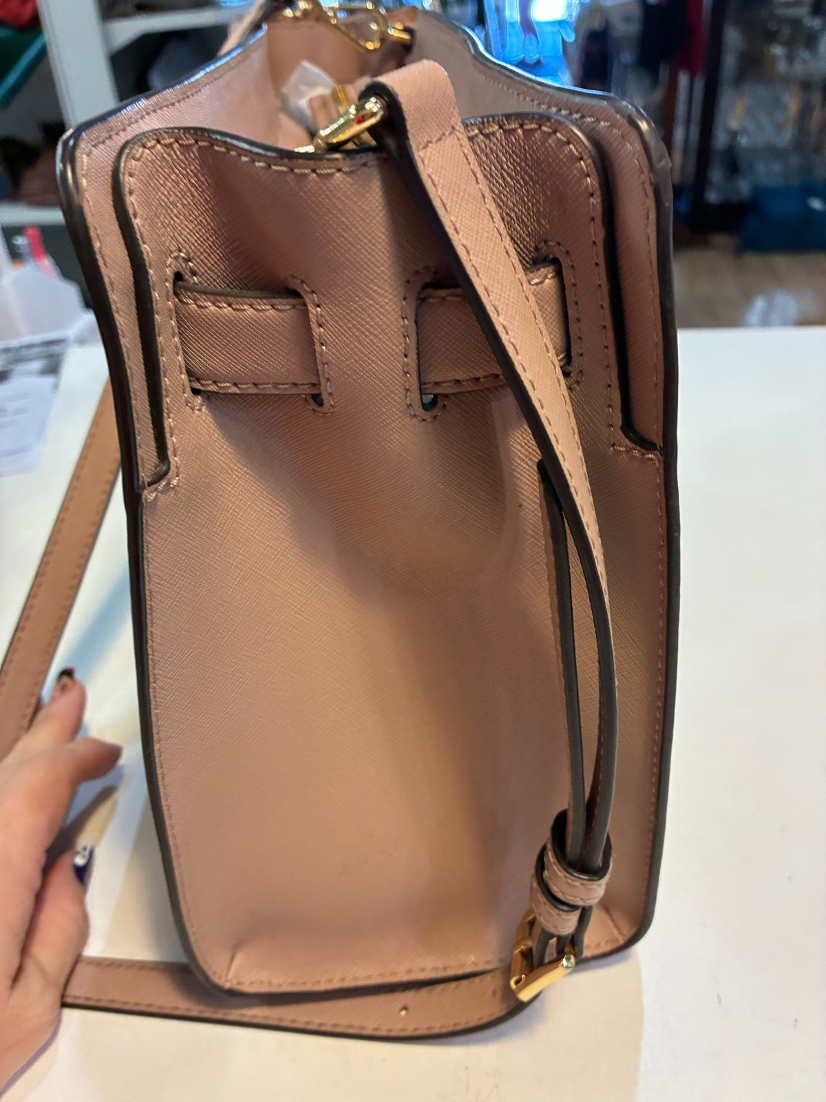 Michael Kors Fawn Blush Pink "Dillon" Handbag