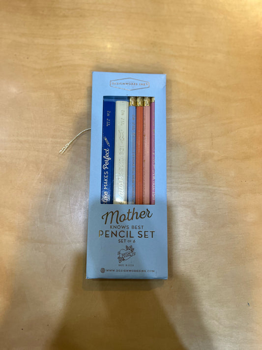 Designworks "Mother Knows Best" Pencil Set