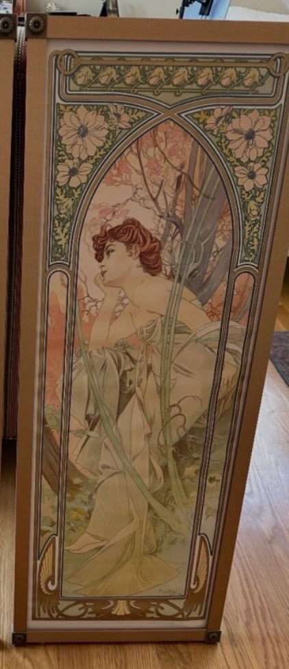 Alphonse Mucha The Times of the Day Evening Wall Decoration