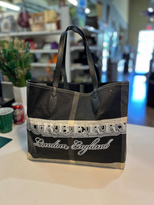 Burberry Doodle Reversible Tote Bag