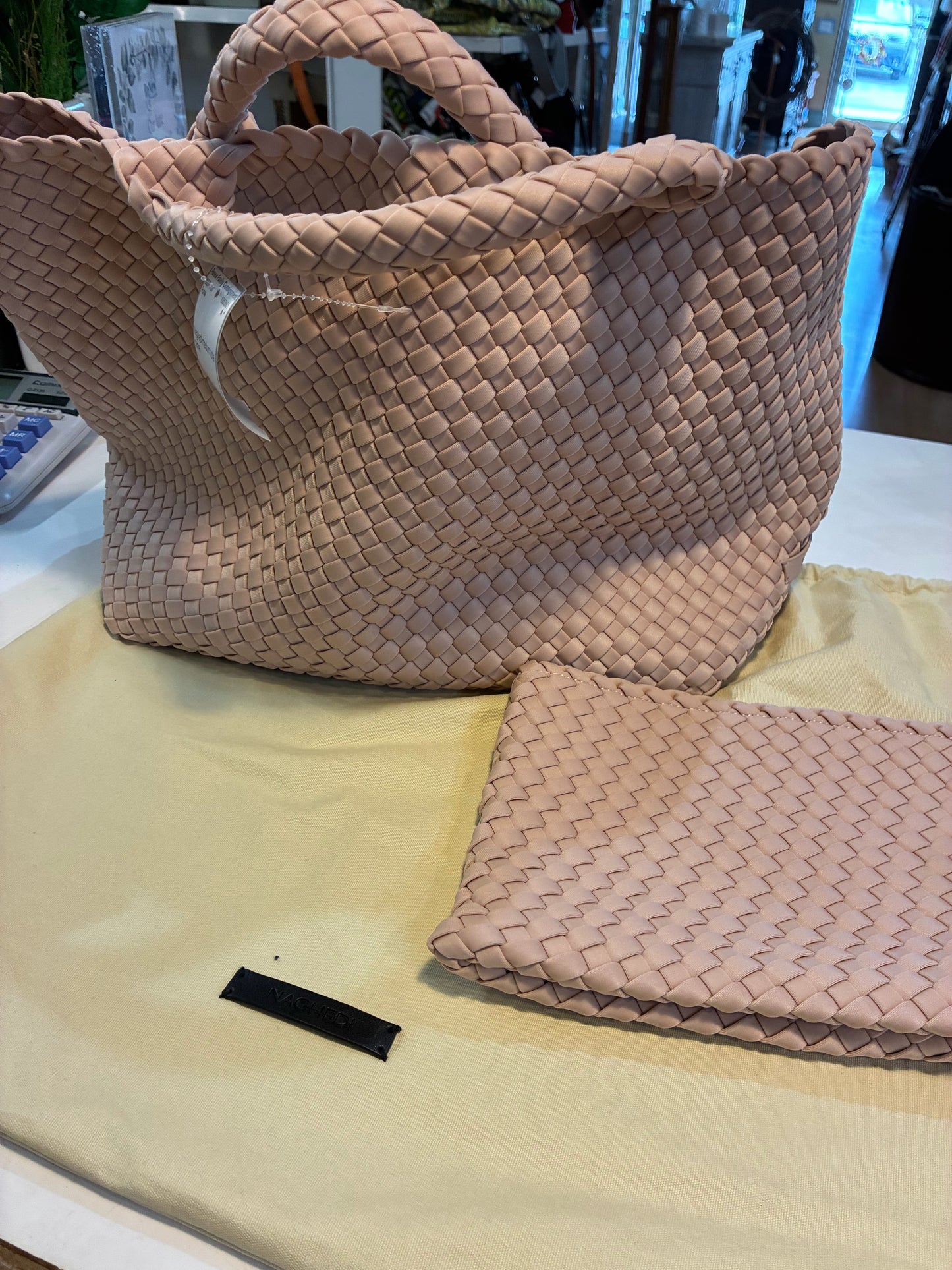 Naghedi Medium Light Pink Tote