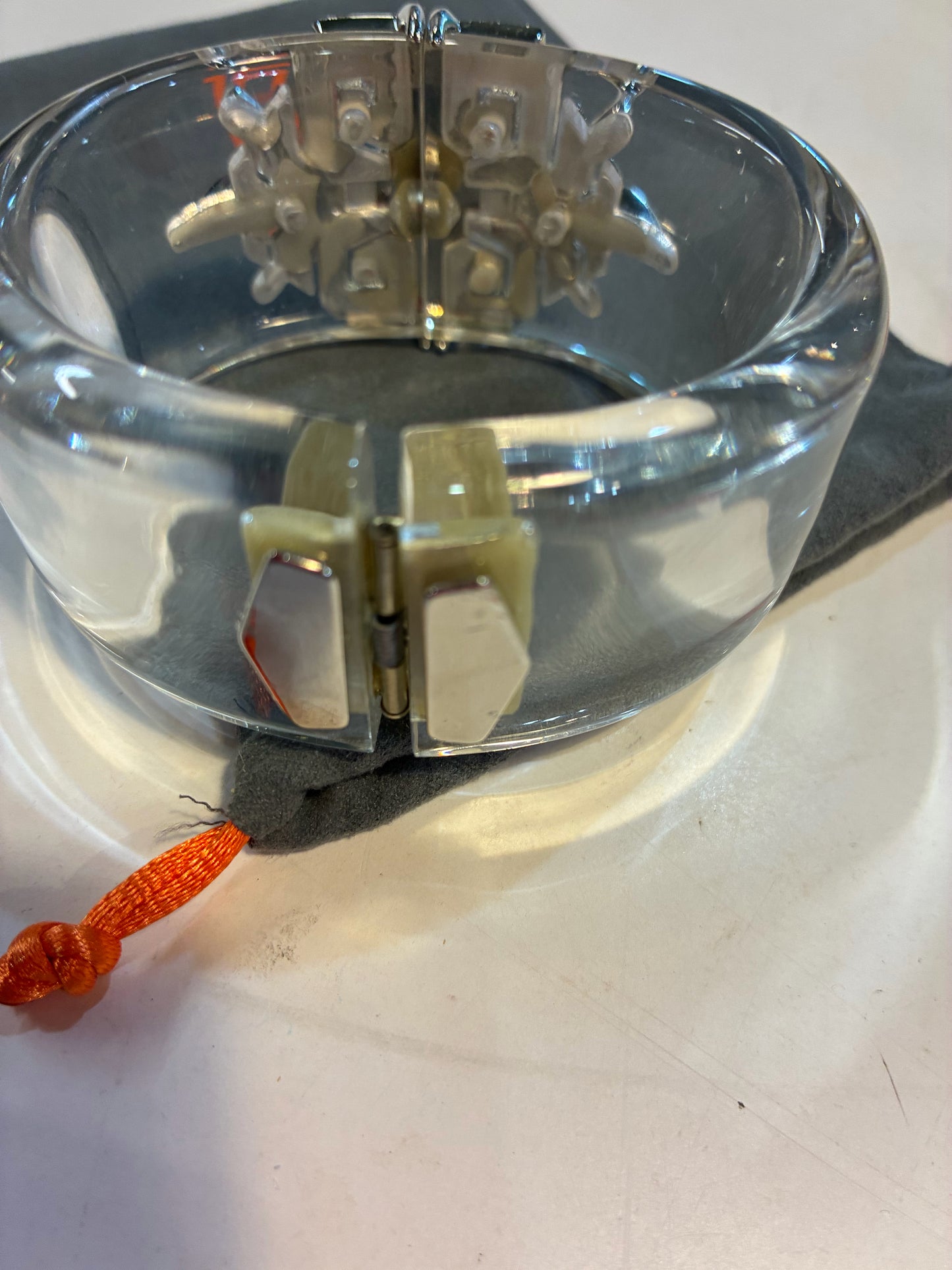 Alexis Bittar Lucite Art Deco Bracelet