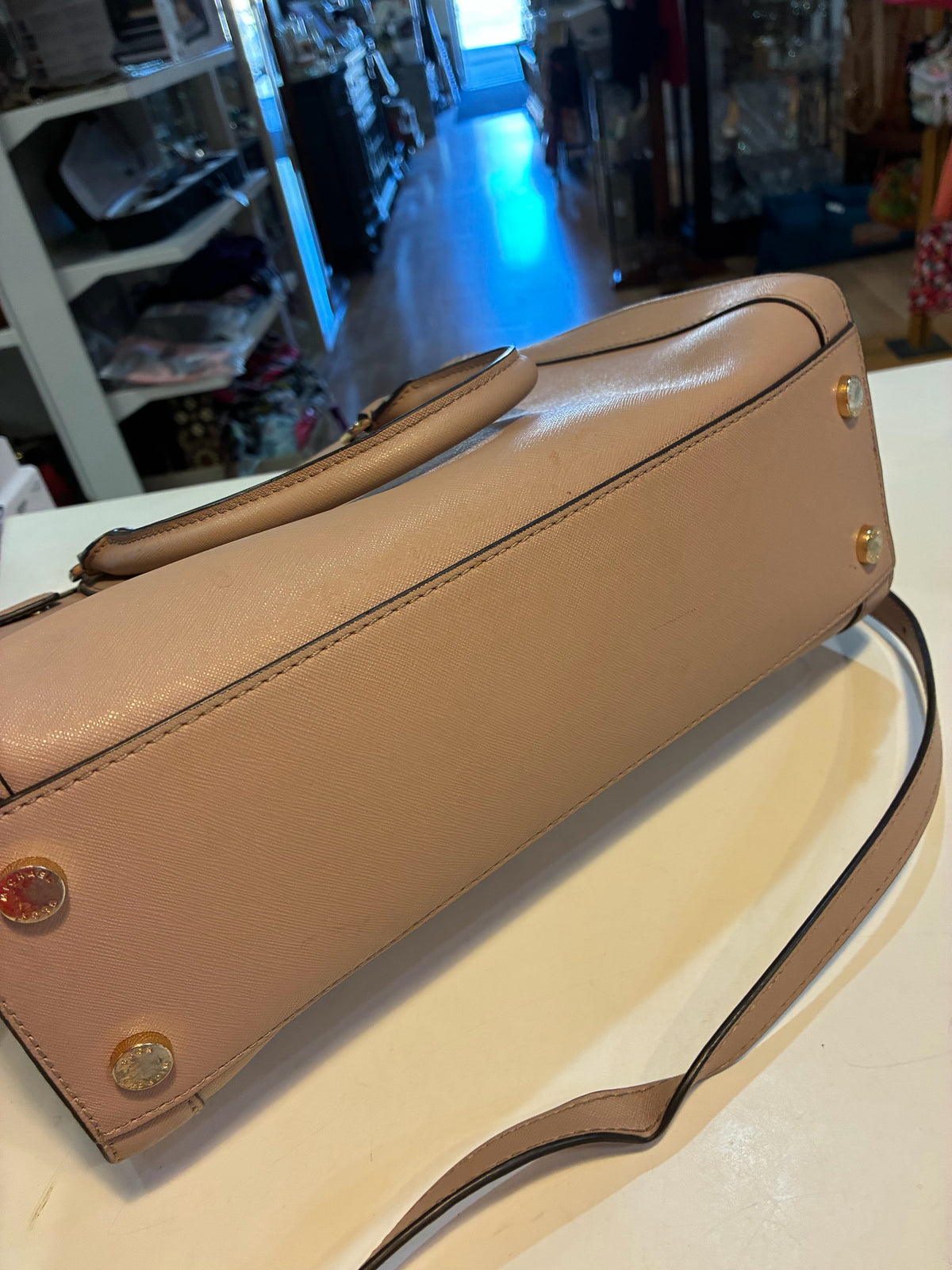 Michael Kors Fawn Blush Pink "Dillon" Handbag