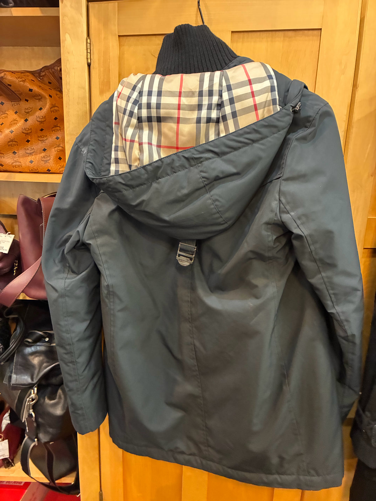 Burberry Calandra Hooded Jacket