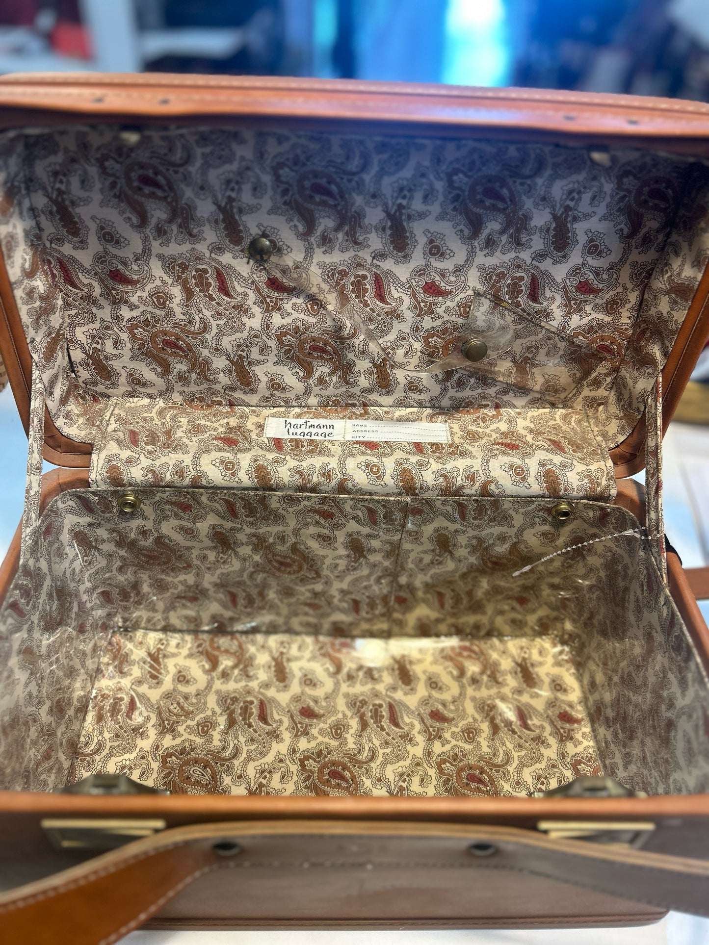 Vintage Hartmann Leather Train Case