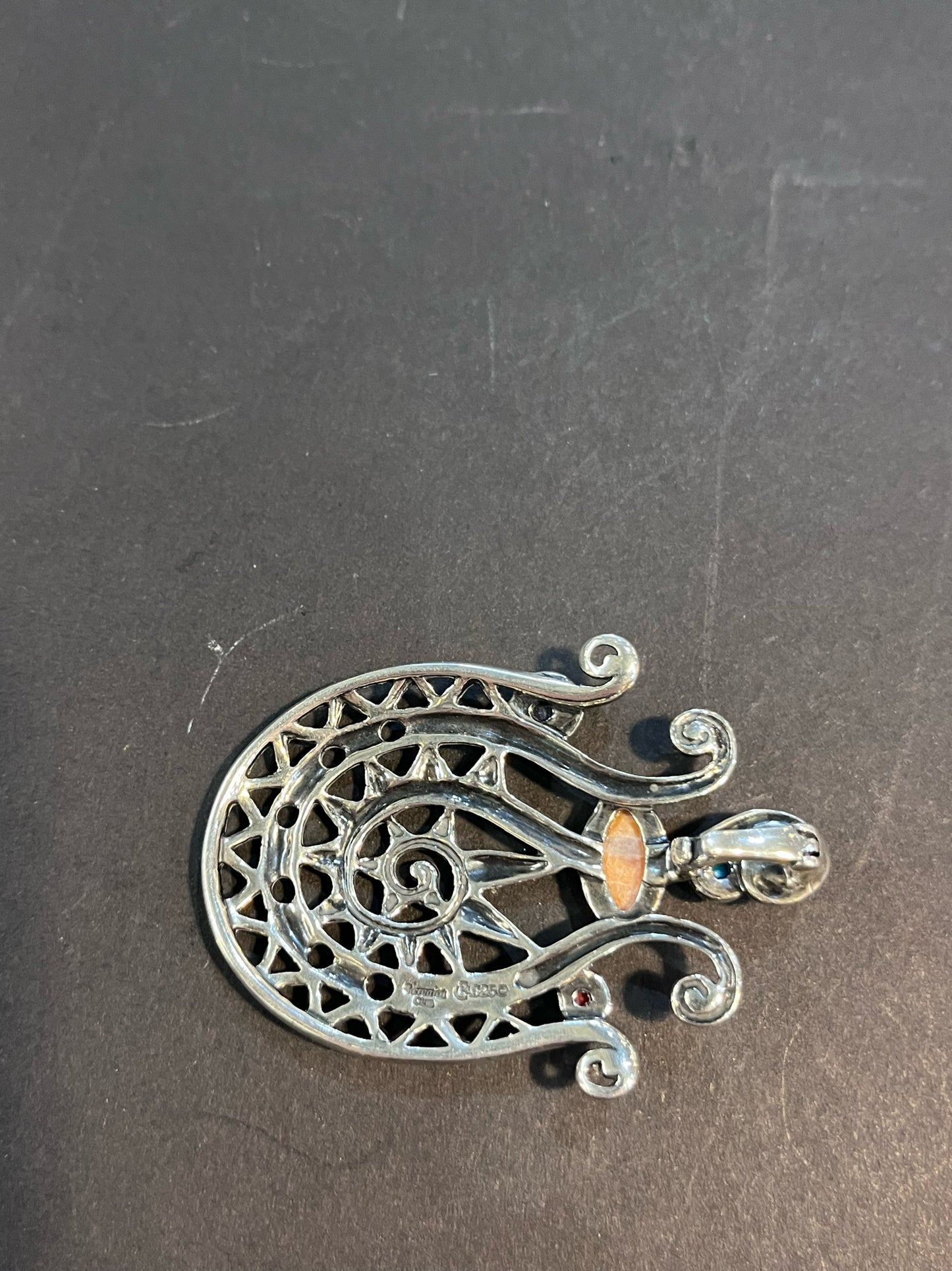 Carolyn Pollack Multi-color Tribal Pendant