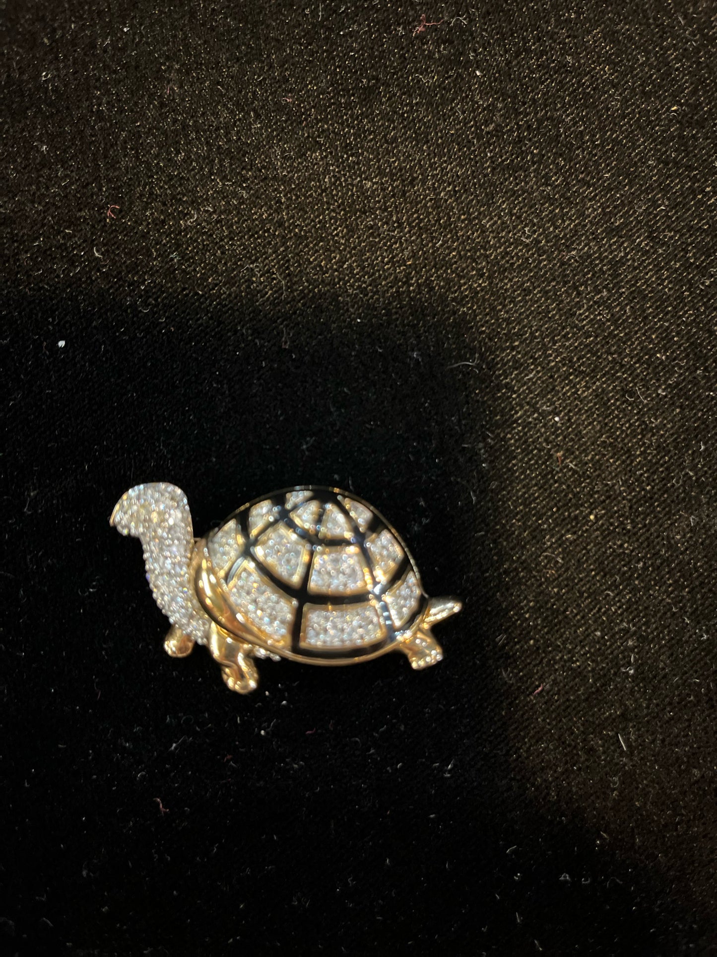 Swarovski Turtle Brooch