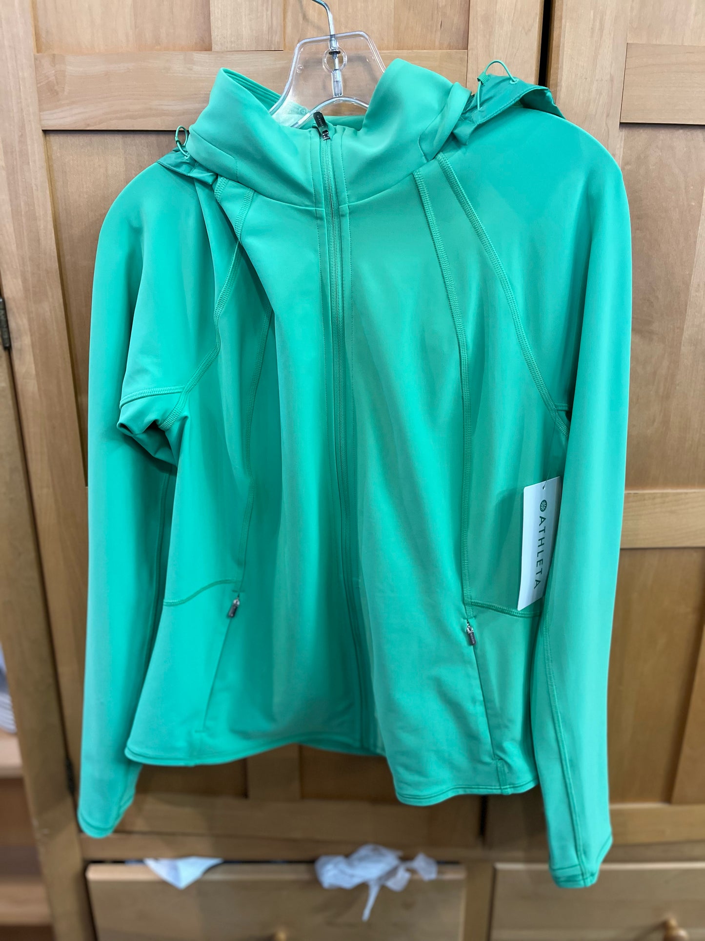 NWT Athleta Lime Green "Interval" Jacket