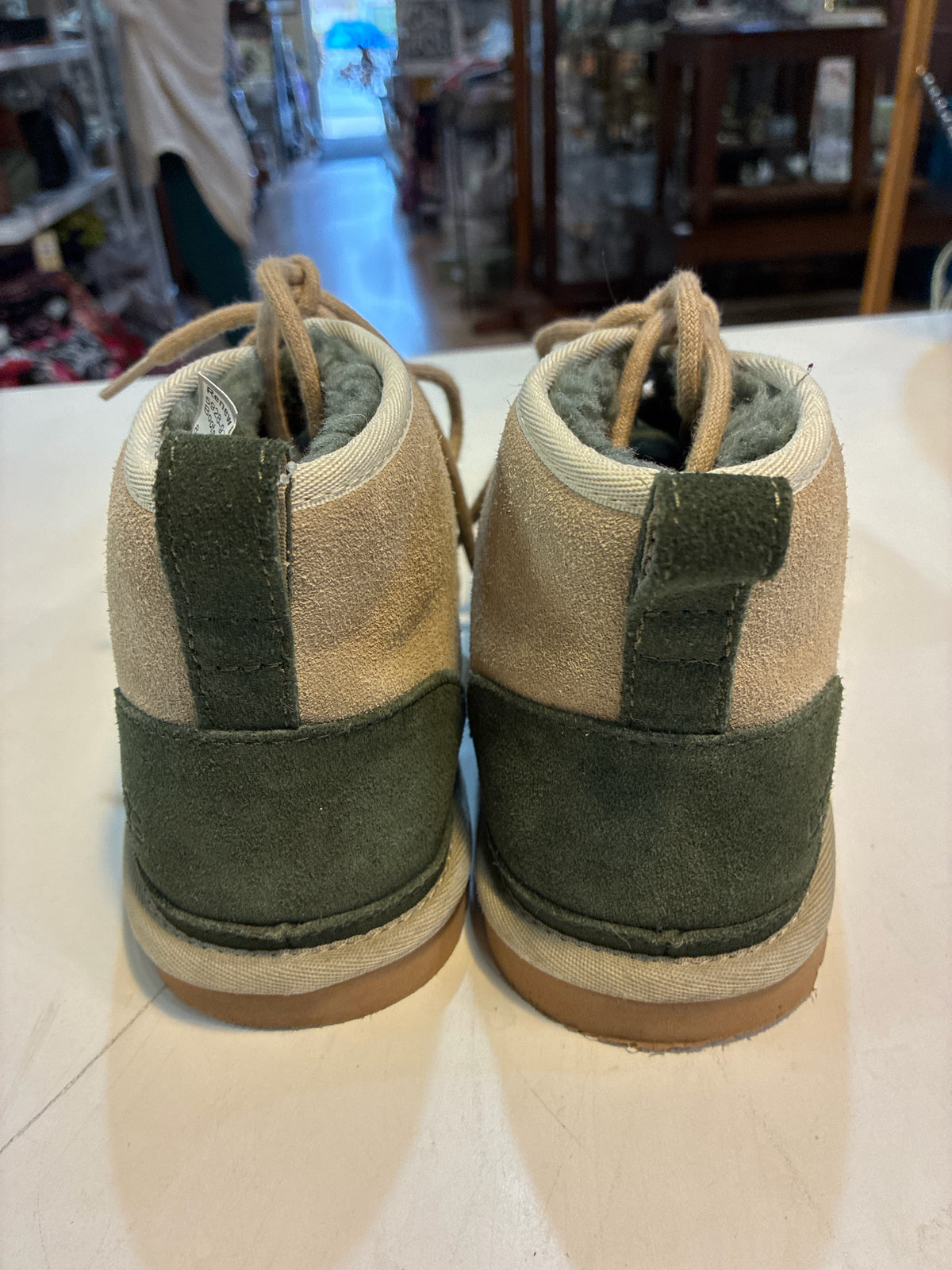 UGG Green & Beige "Neumel II Chukka" Boots