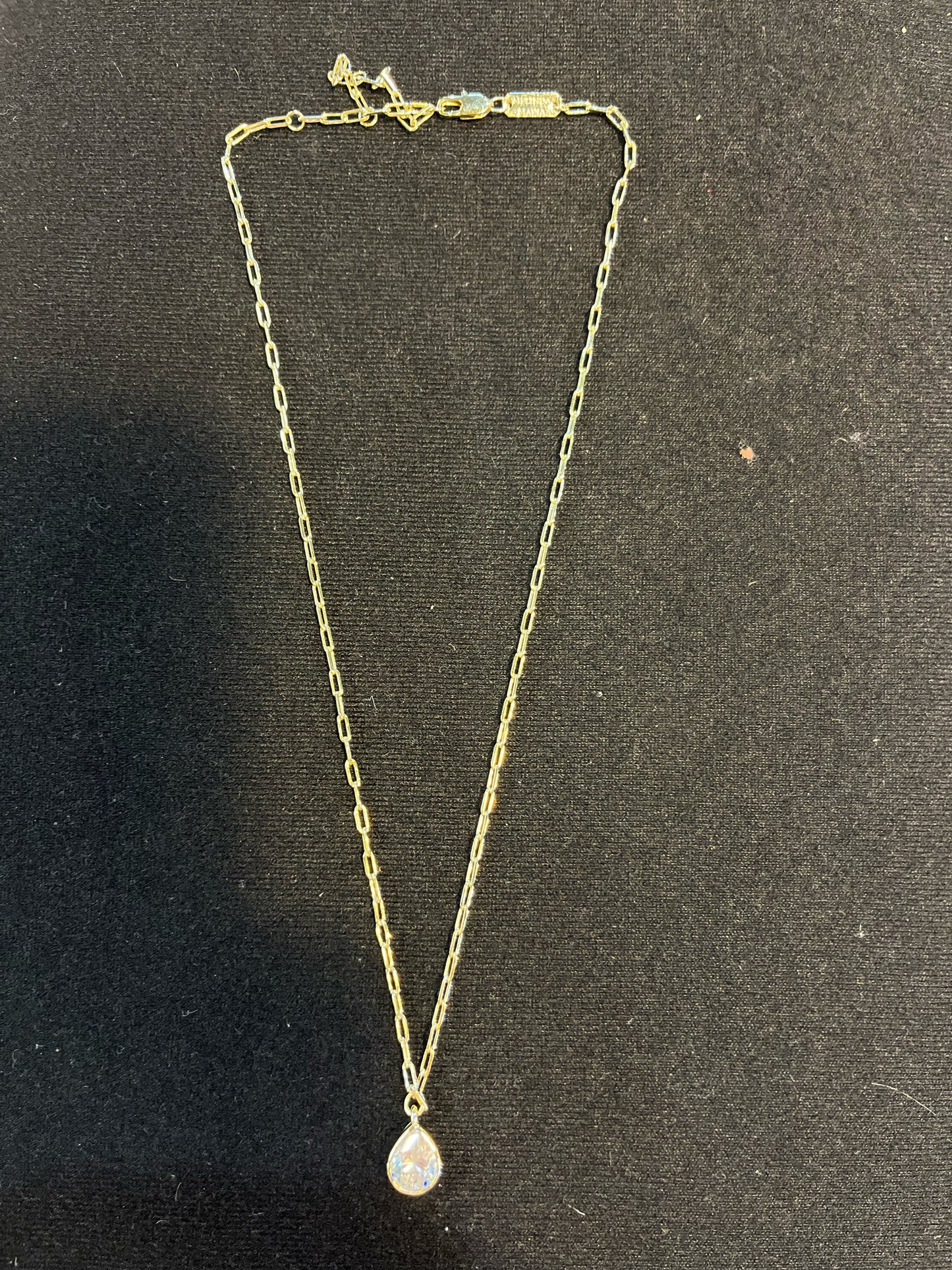 Melinda Maria Teardrop Pendant Necklace
