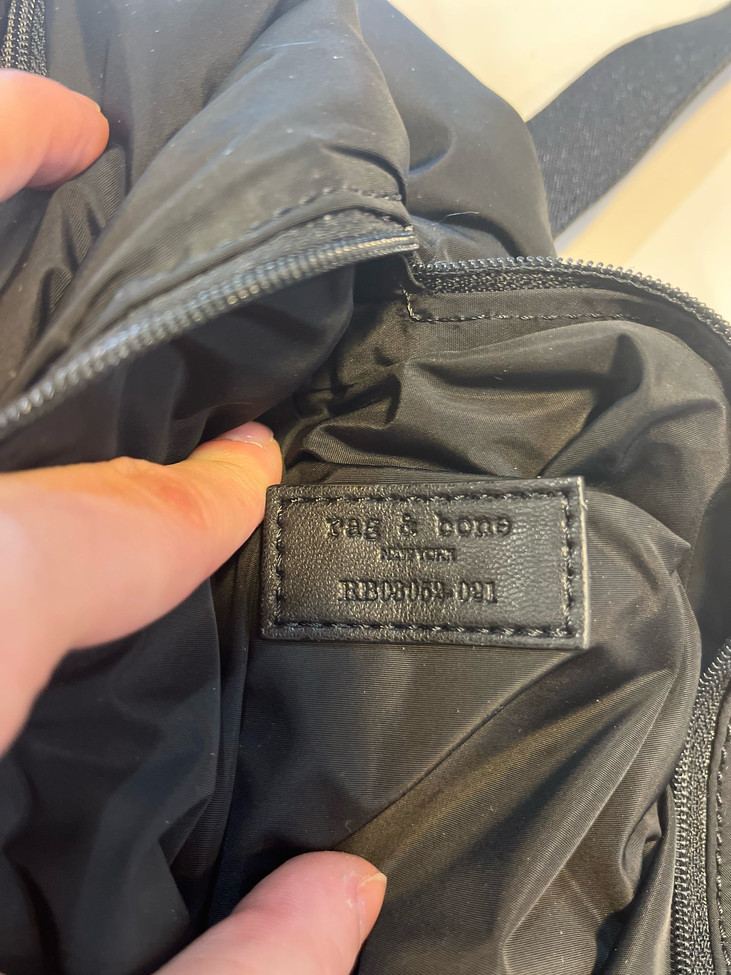 Rag & Bone Black "Revival Sling Bag"