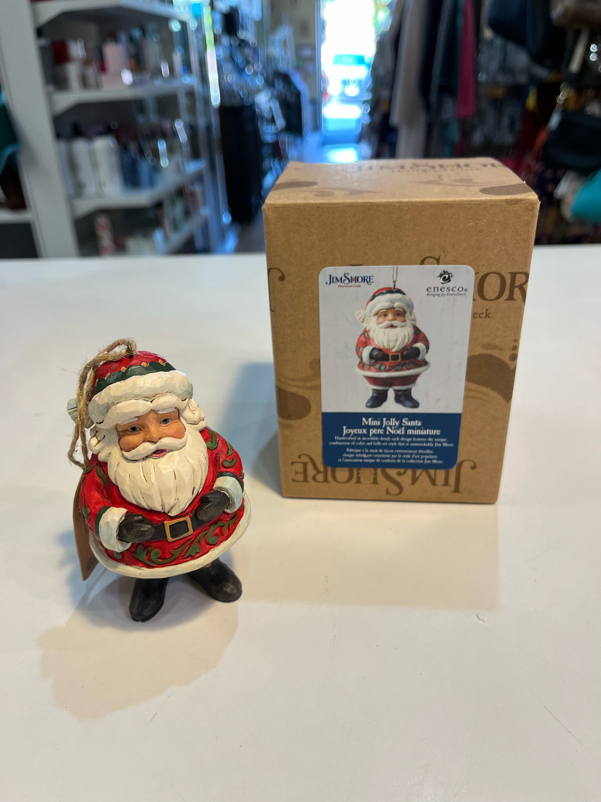 jim shore mini jolly santa