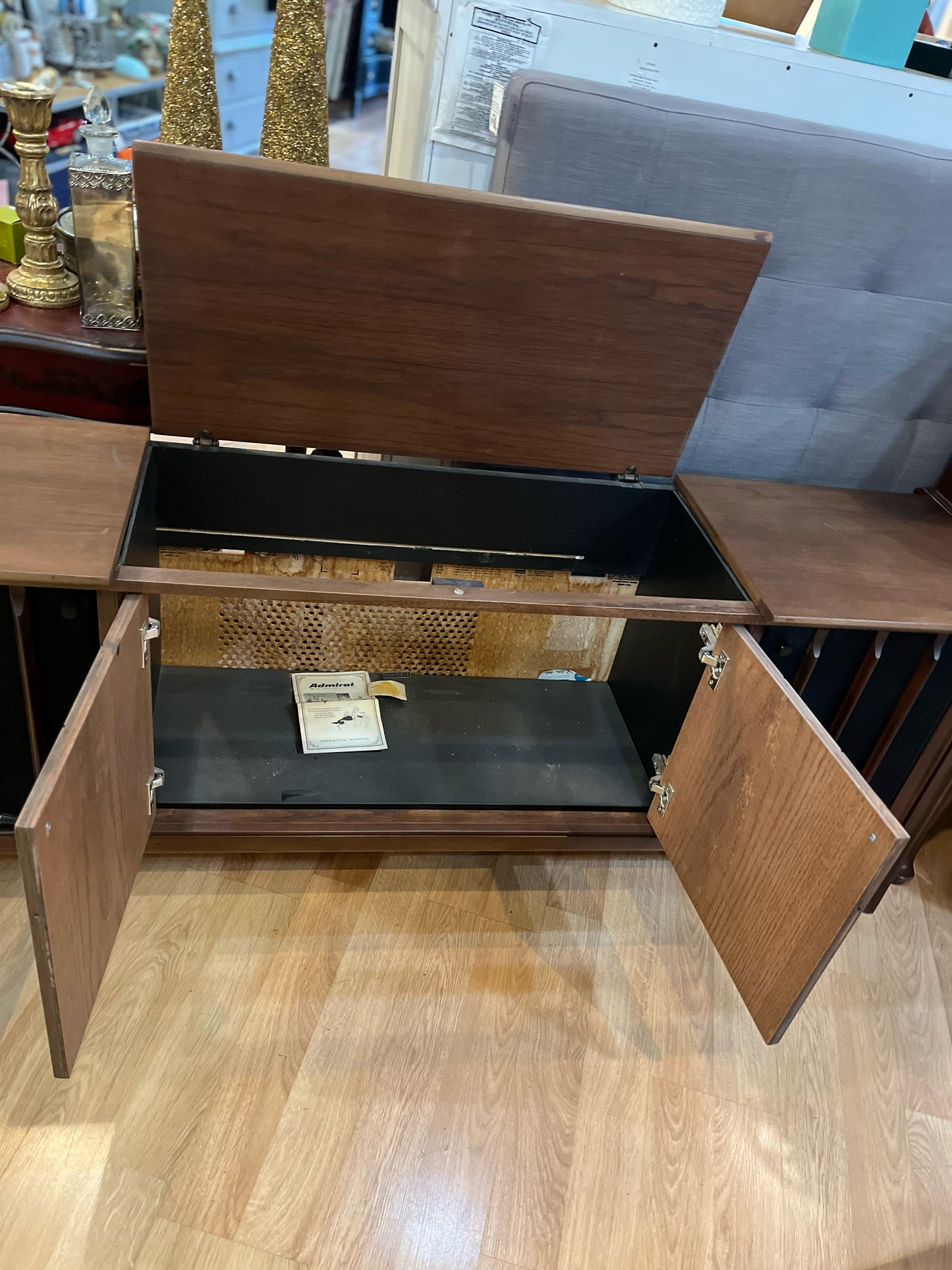 Vintage Admiral MCM Refurbished Console Table