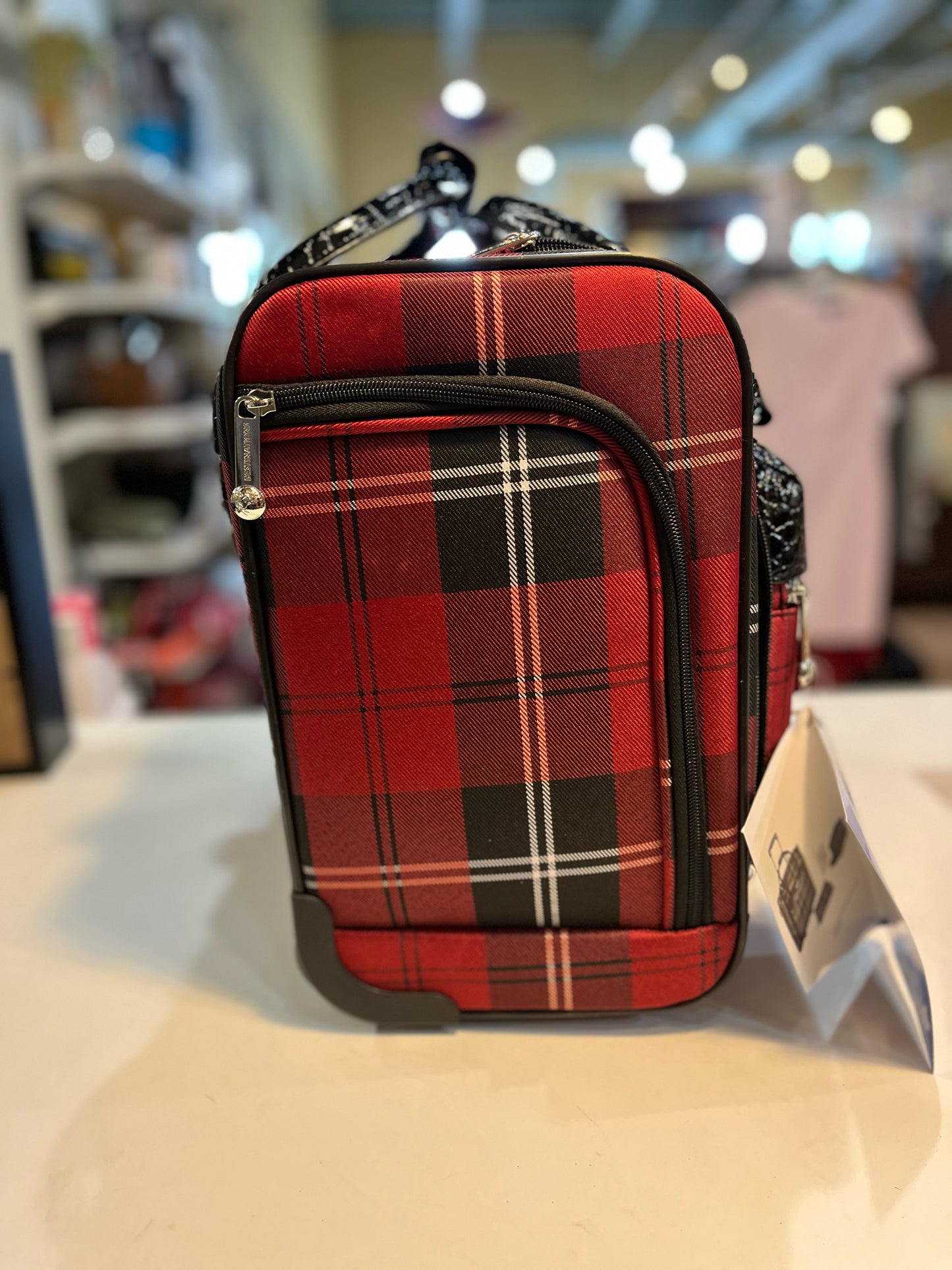 New Samantha Brown  "Destinations Plaid Underseater" Luggage
