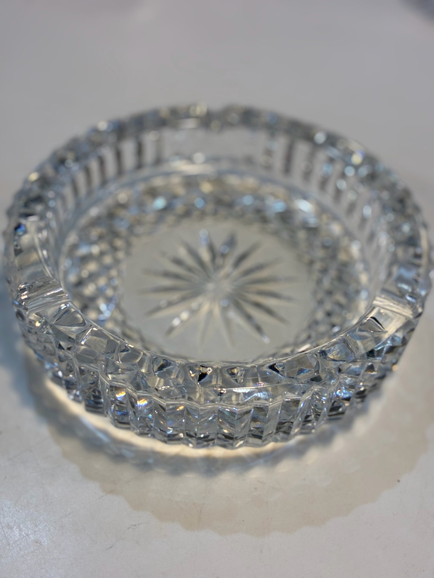 Waterford Crystal 7" Diamond Gotchic Ashtray