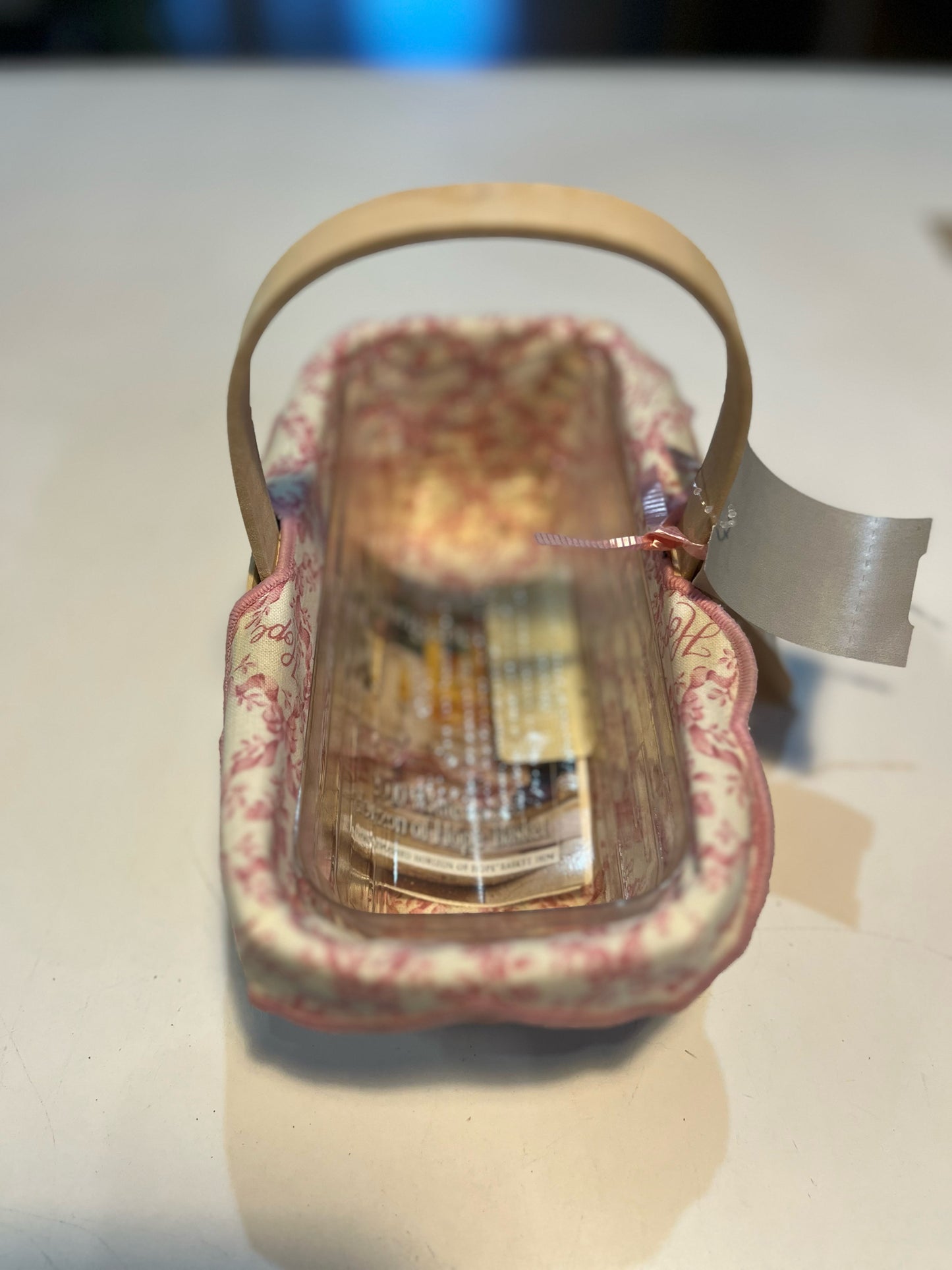 Longaberger "Horizon of Hope" Rectangle Basket