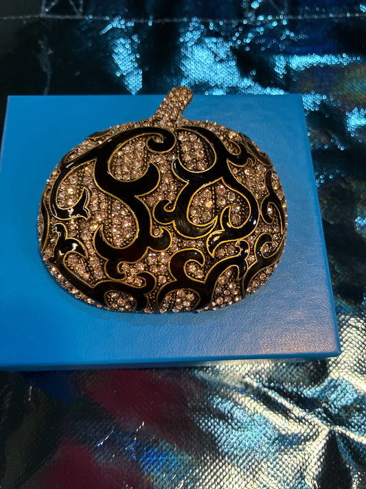 Heidi Daus Pumpkin Brooch