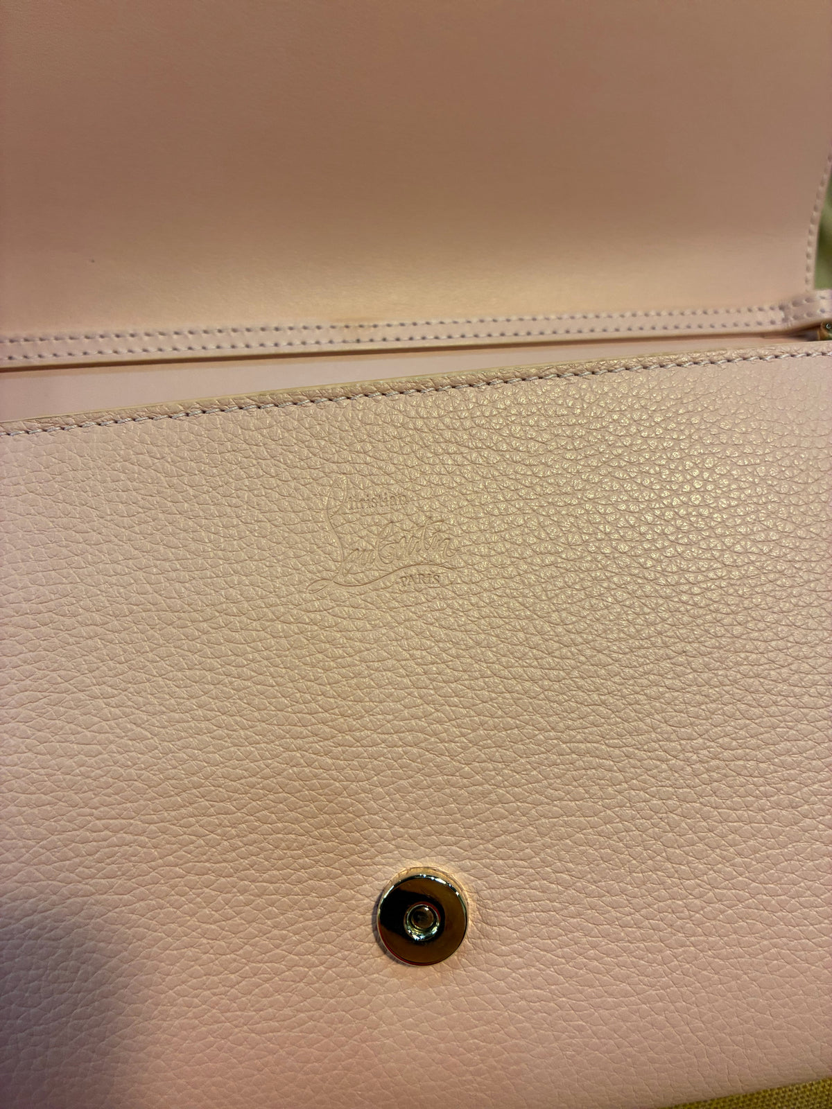 Christian Louboutin Paloma Clutch Rosy Leather PICKUP ONLY