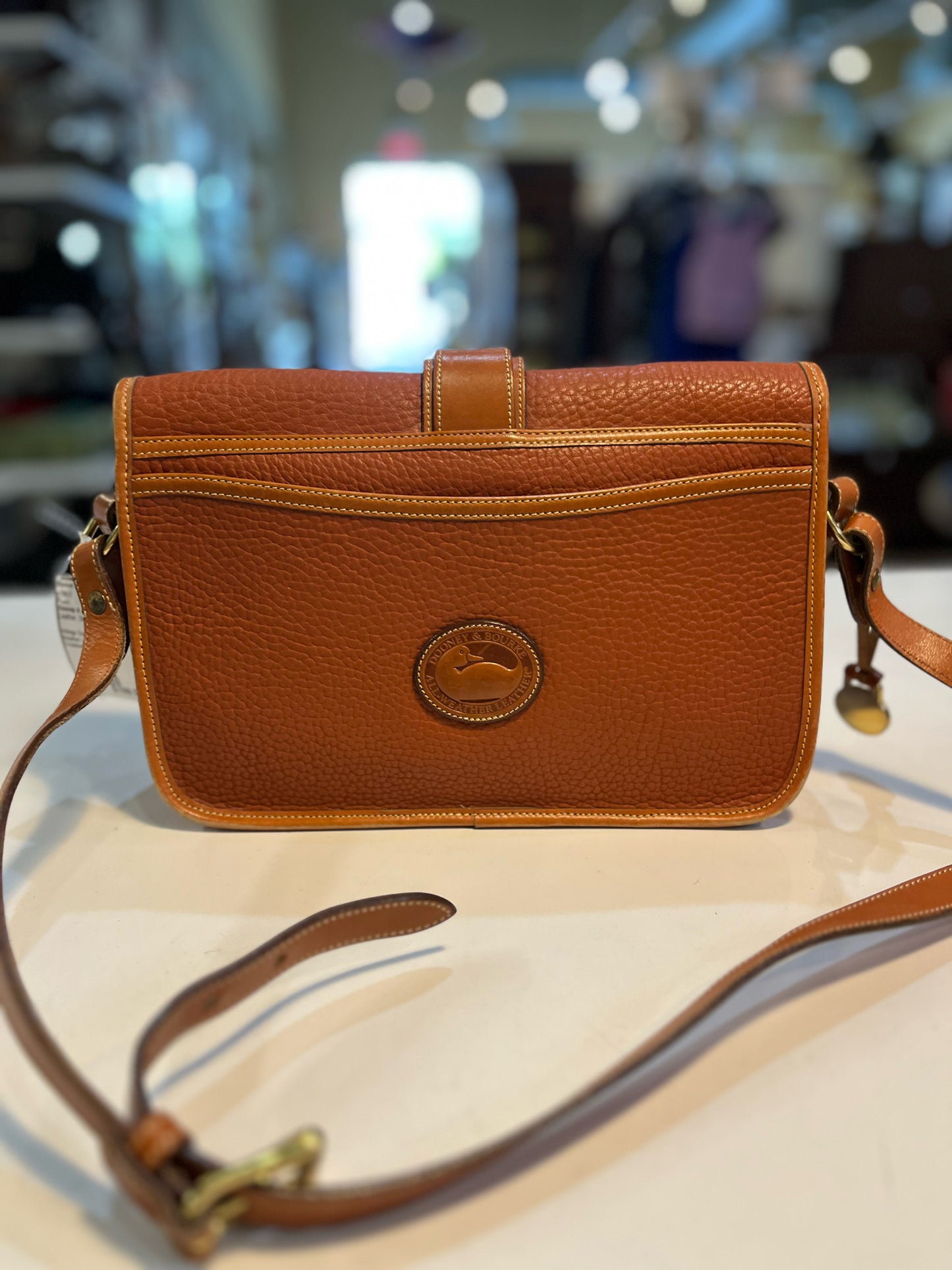 Vintage Dooney & Bourke "All Weather" Equestrian Crossbody