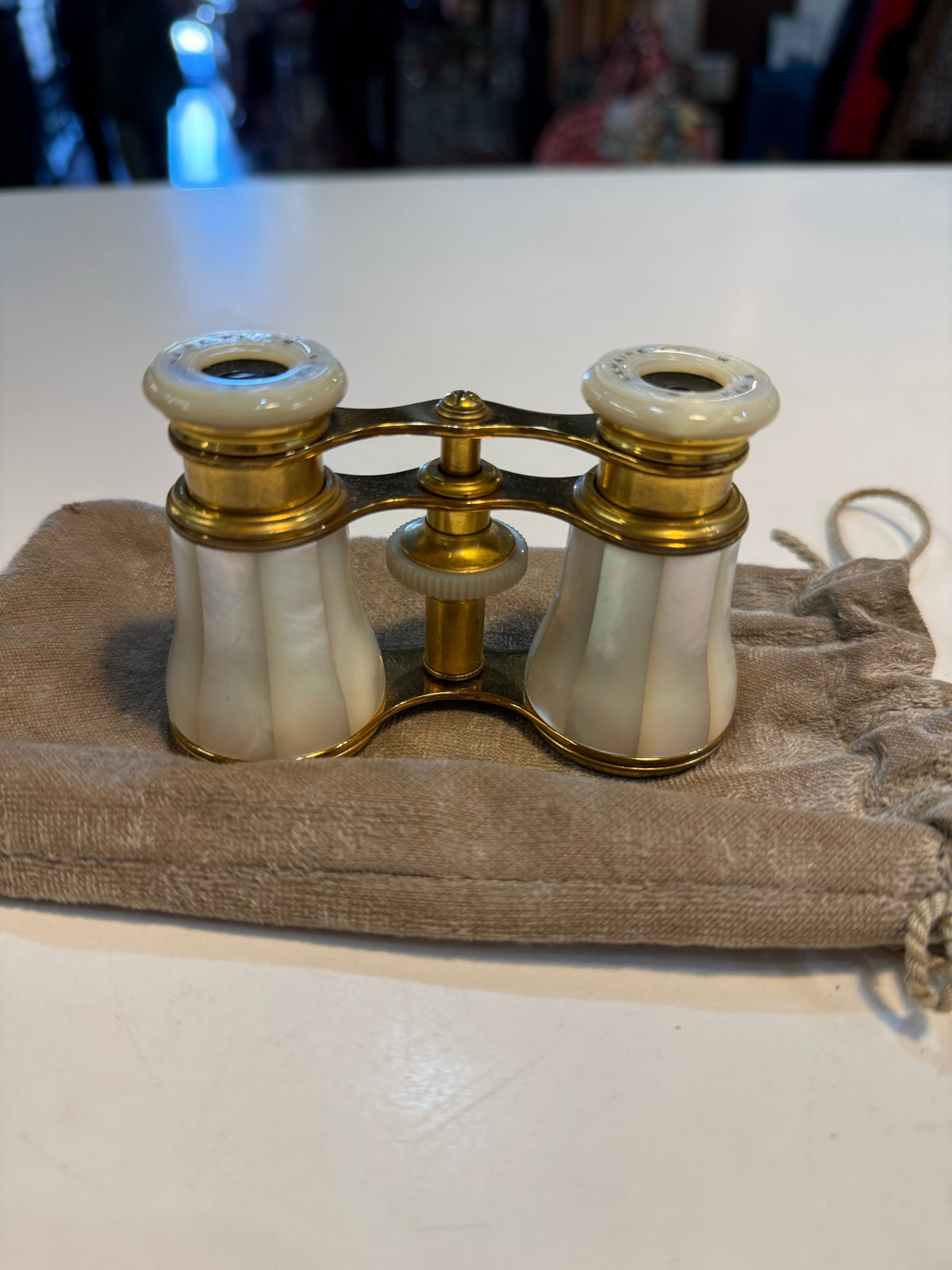 Lemaire F.R. Paris Mother of Pearl Opera Binoculars