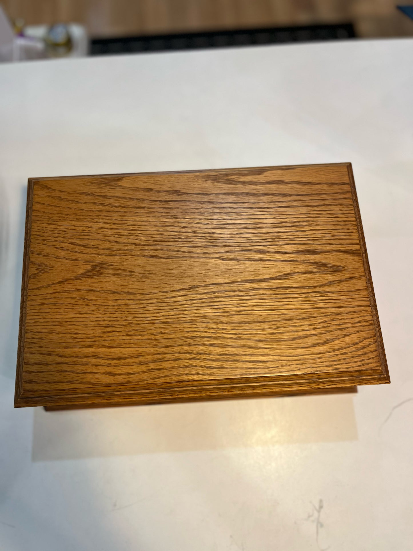Amana Artist Signed Cherry Jewelry Box
