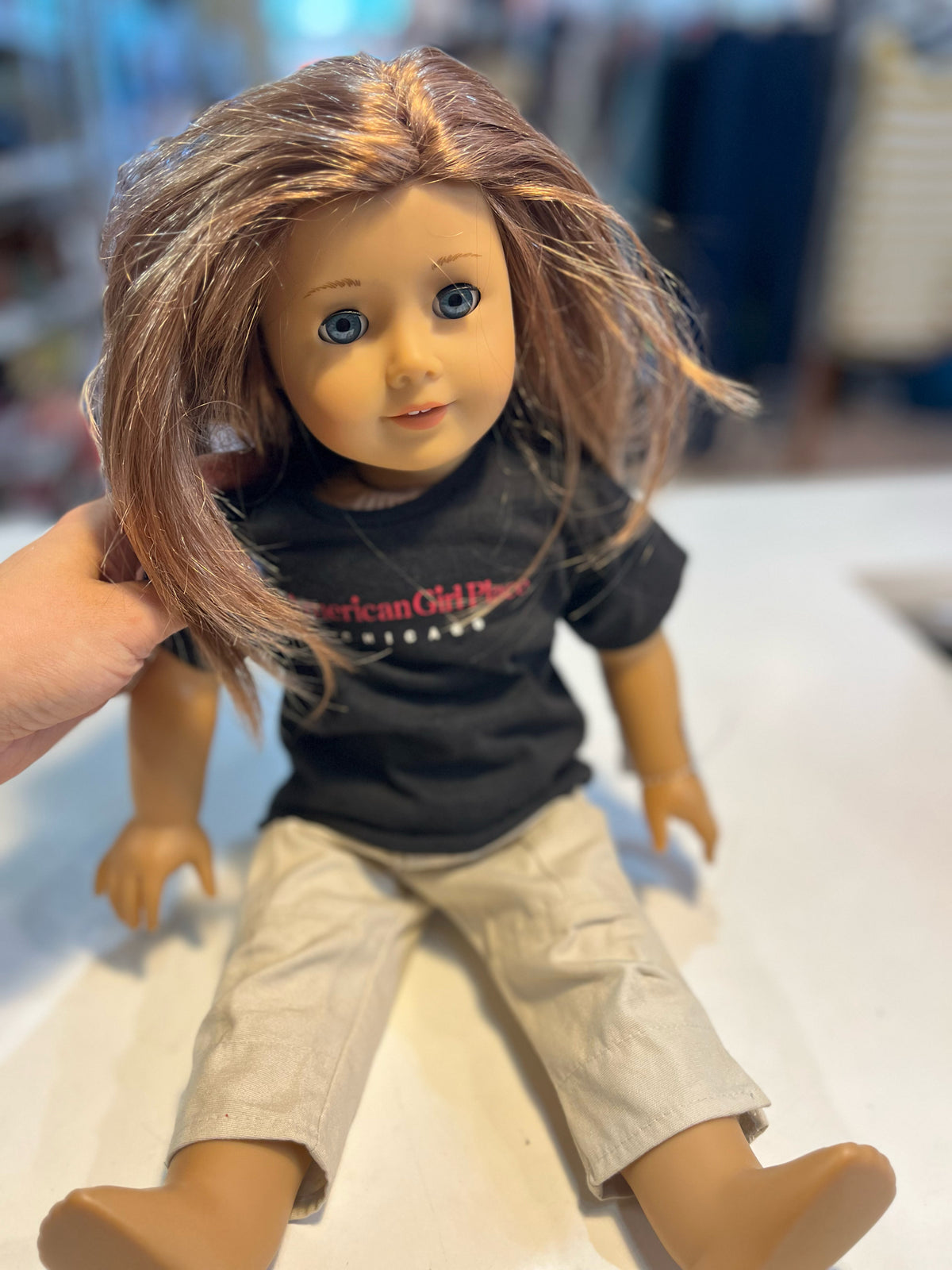 American Girl Light Brown Hair  & Blue Eyes Doll