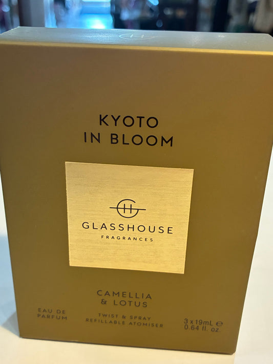 Glasshouse Fragrances "Kyoto in Bloom" Atomiser Set