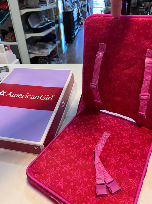American Girl "Doll Travel Seat" w/ box