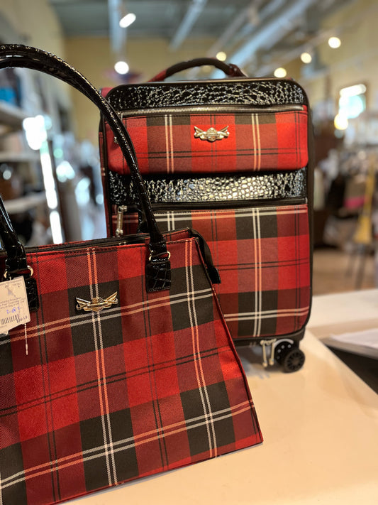 New Samantha Brown "Destinations Plaid 21" Luggage