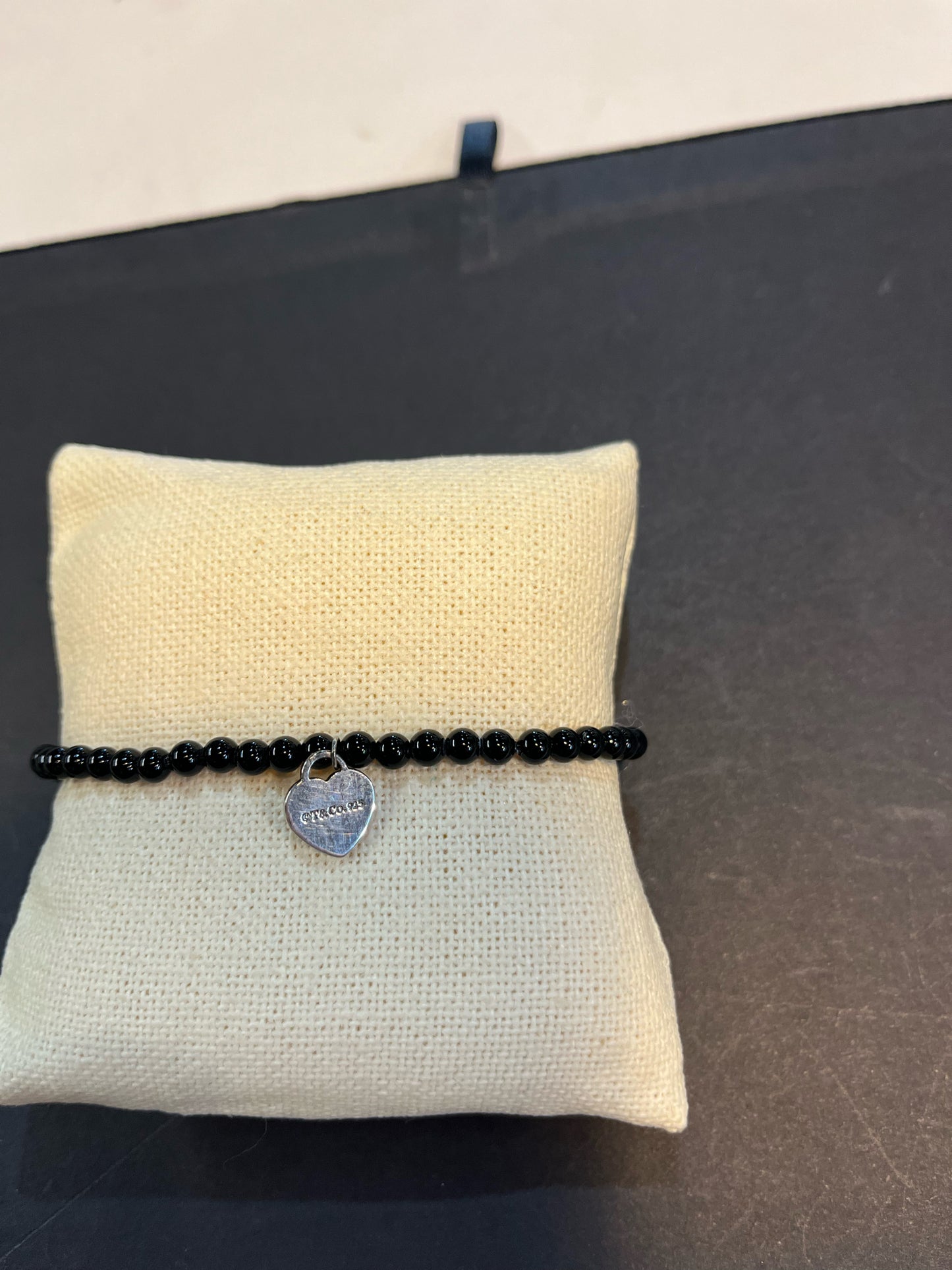 Tiffany "Return to Tiffany" Onyx Beaded Bracelet