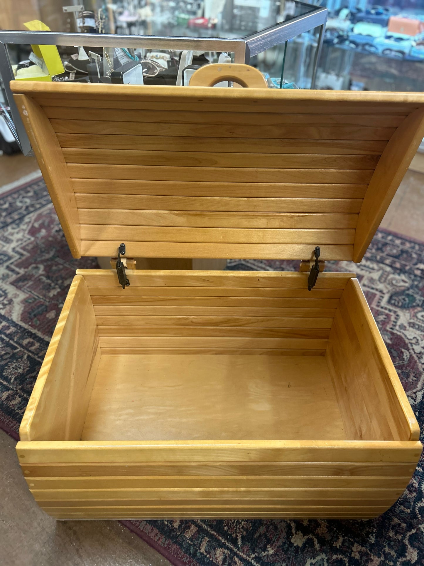 Dome Top Wooden Toybox Trunk