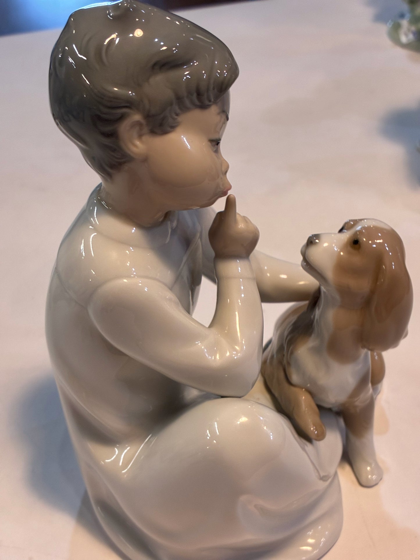 Lladro "Boy with Dog" #4522