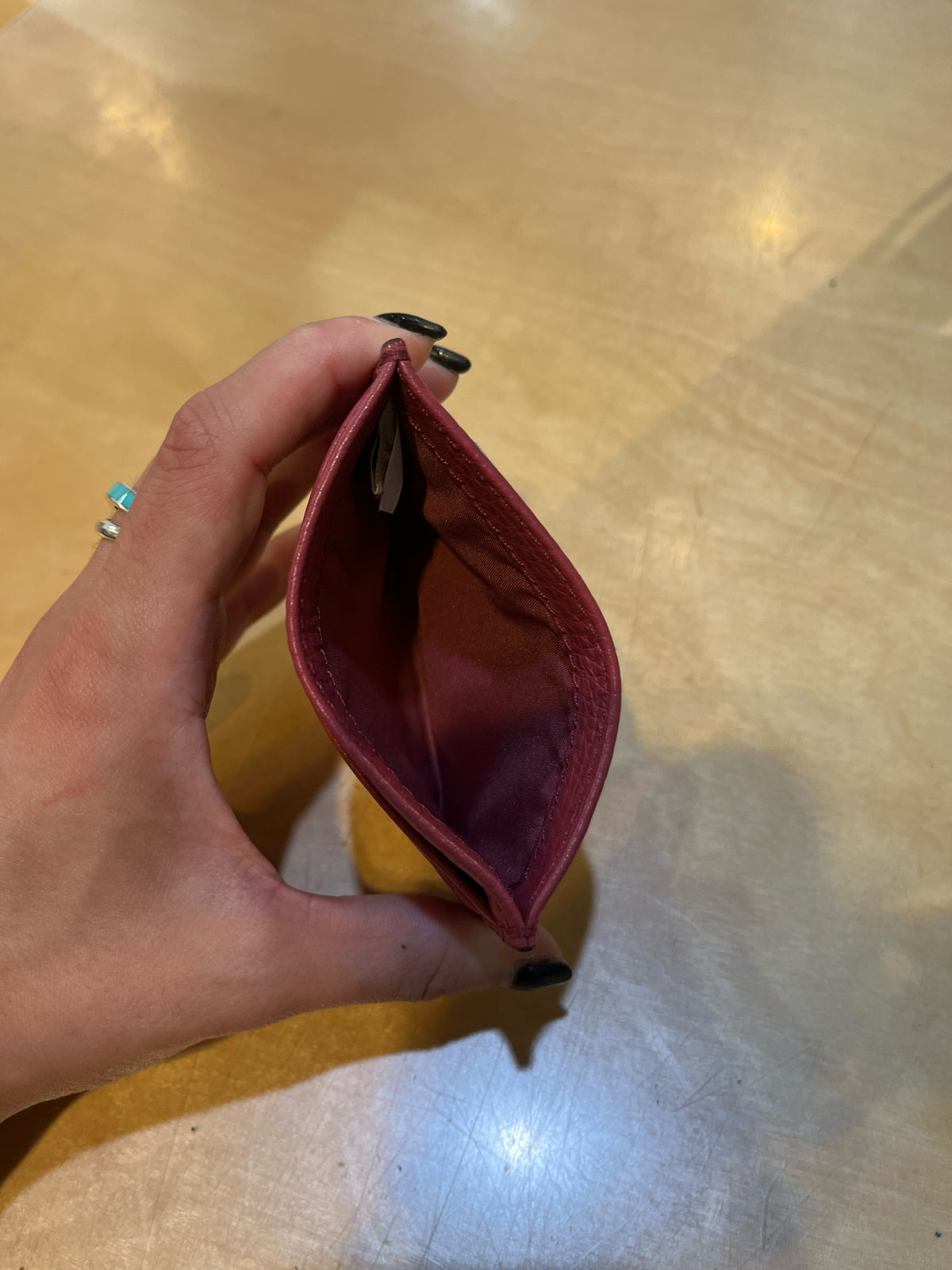 Coach Raspberry Card Wallet