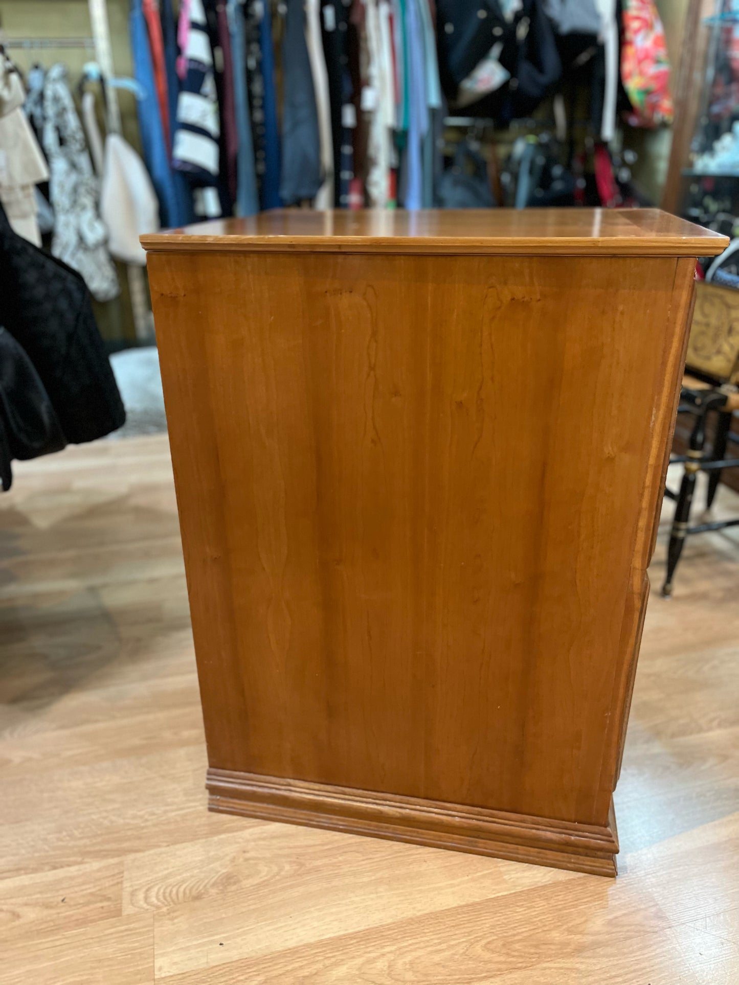 Solid Wood Two Drawer File Cabinet