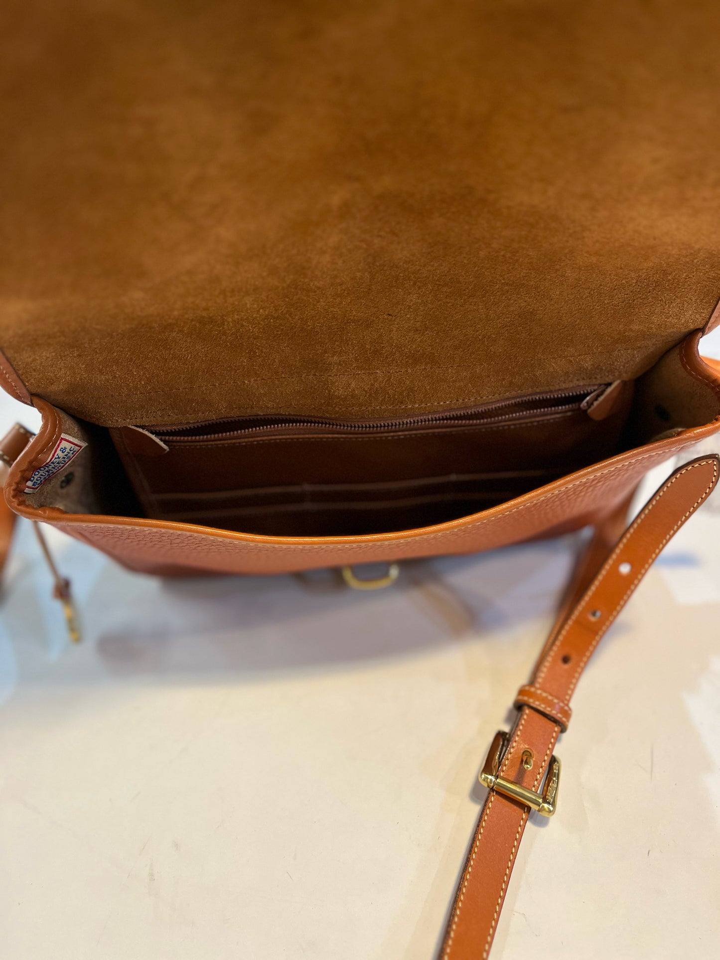 Vintage Dooney & Bourke "All Weather" Equestrian Crossbody