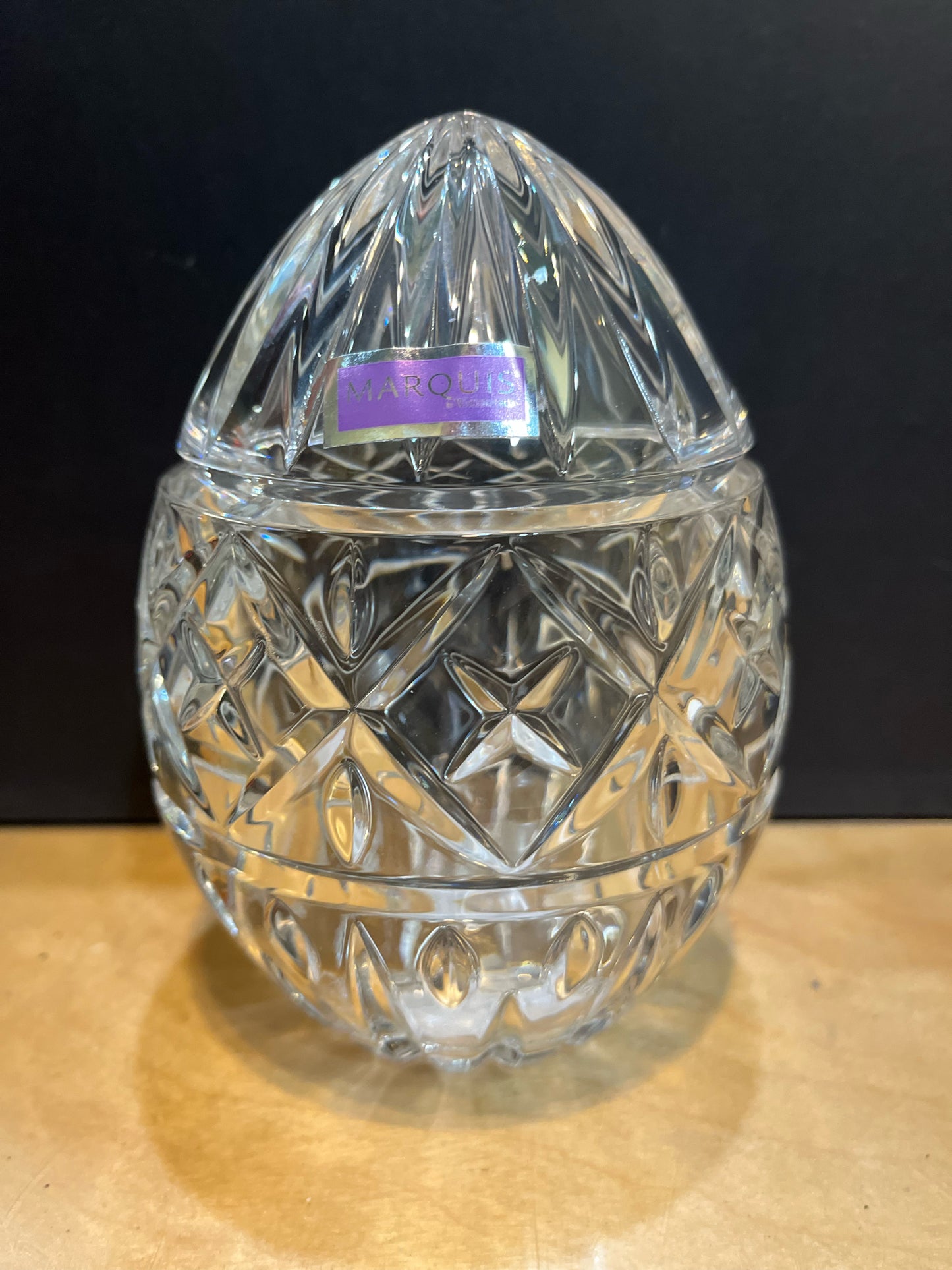New Marquis by Waterford Egg Trinket Box