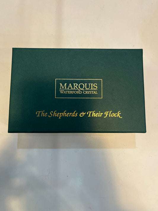 Waterford Marquis "The Shepherds & Their Flock" Figurine w/ box