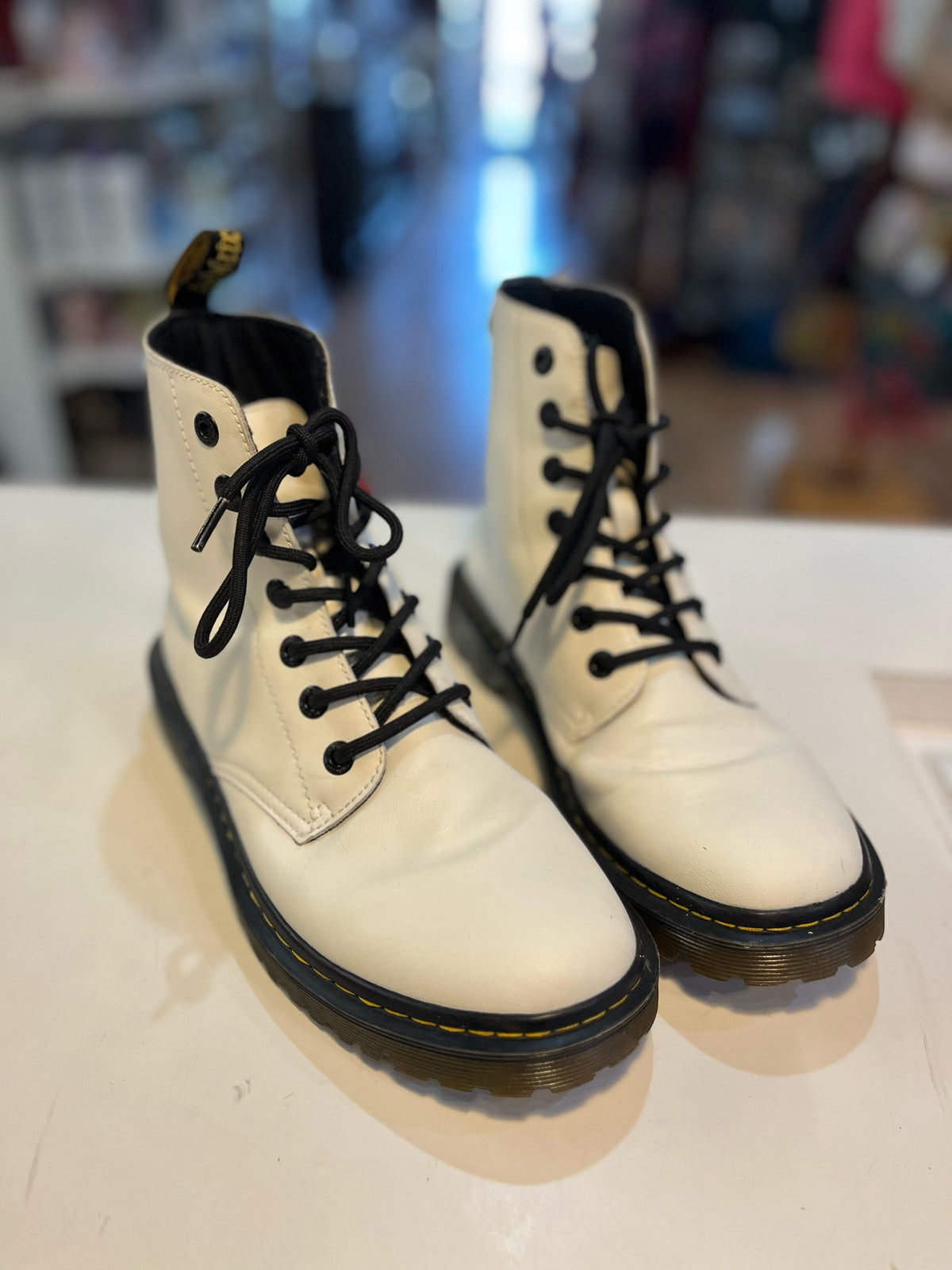 Doc Martens White Boots