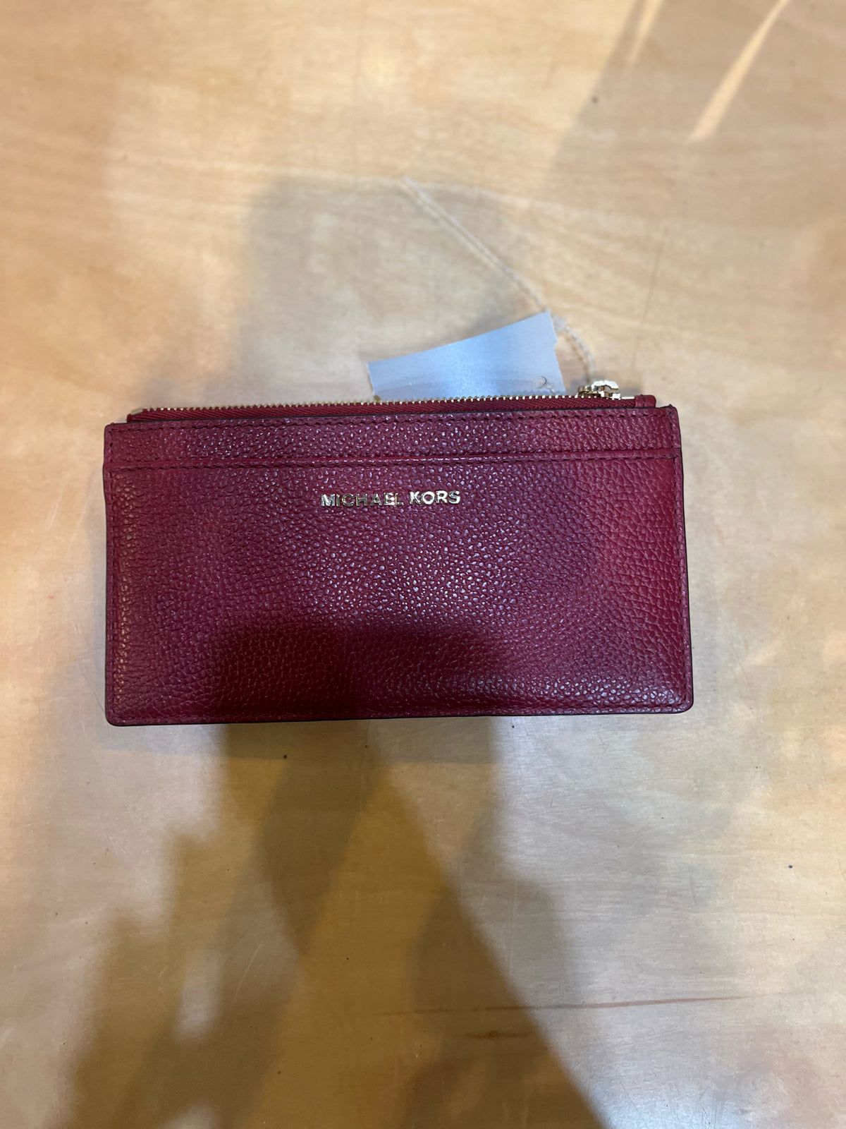 Michael Kors Red "Jet Set" Large Wallet