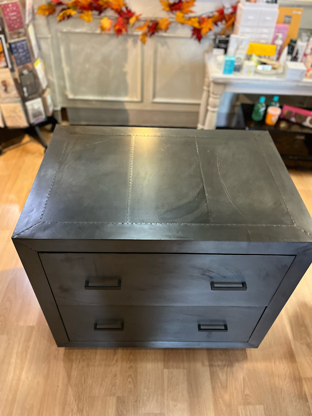 Restoration Hardware "La Salle Metal-Wrapped" File Cabinet