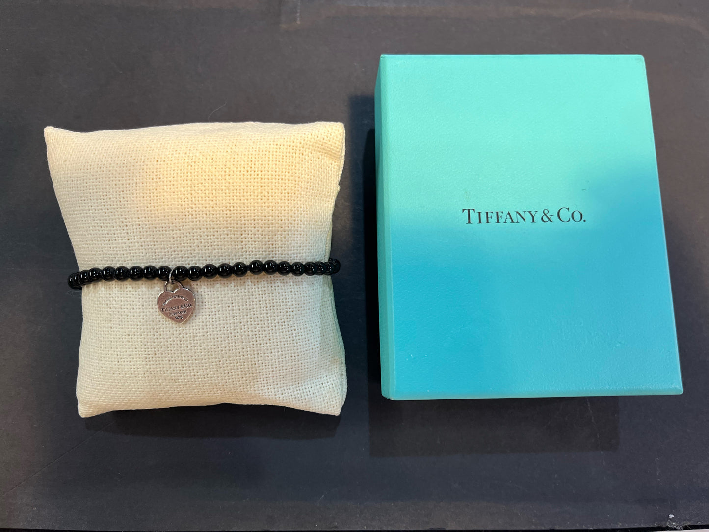 Tiffany "Return to Tiffany" Onyx Beaded Bracelet