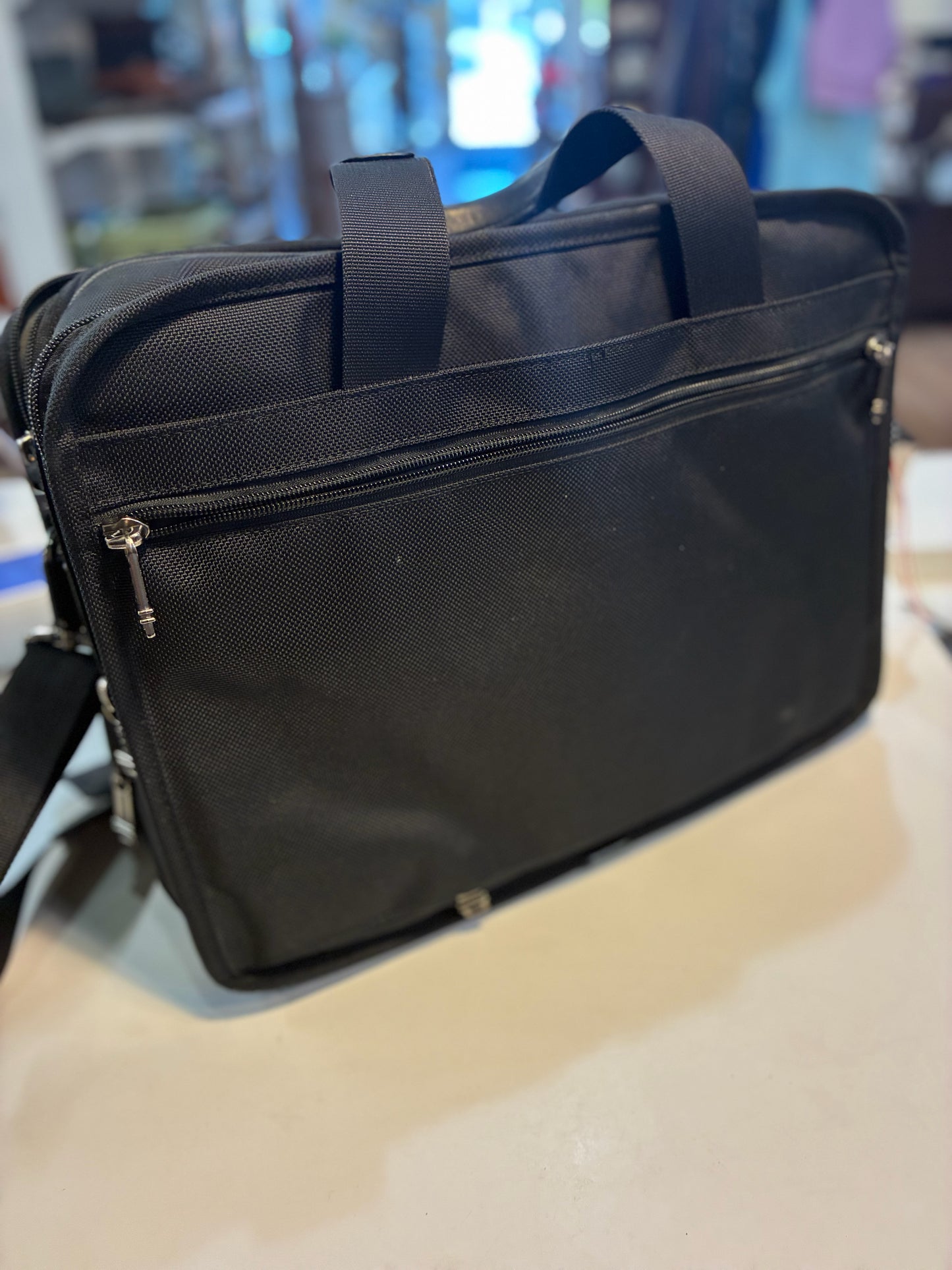 TUMI Black Hedrick Briefcase