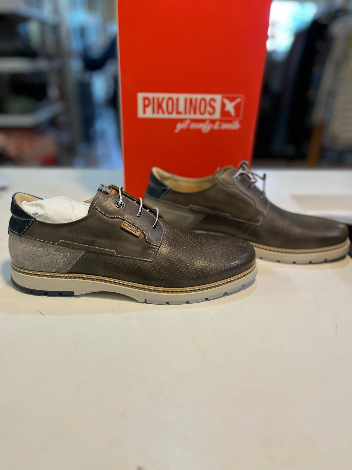 Pikolino Olvera Gray Loafers
