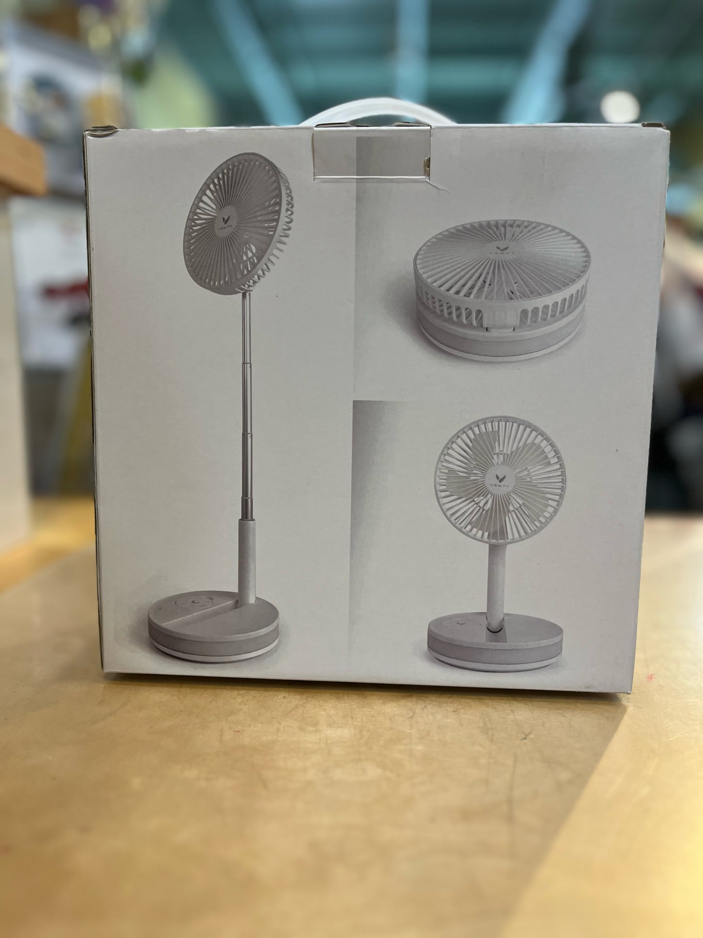 Venty White Portable Fan