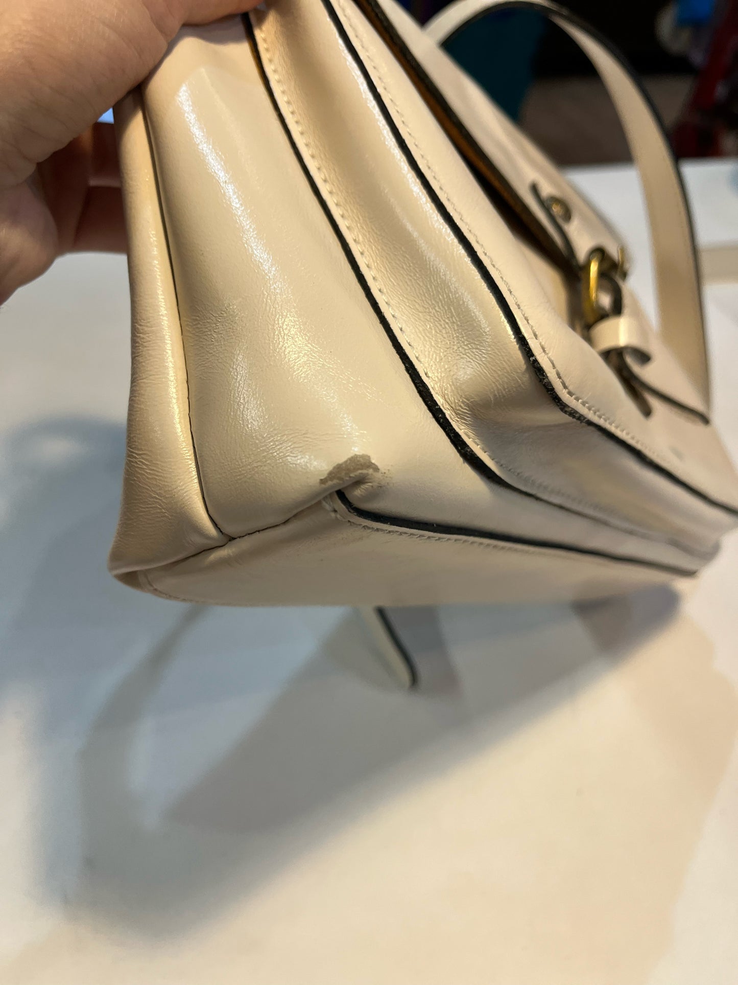 Patricia Nash White "Avellino" Crossbody Handbag
