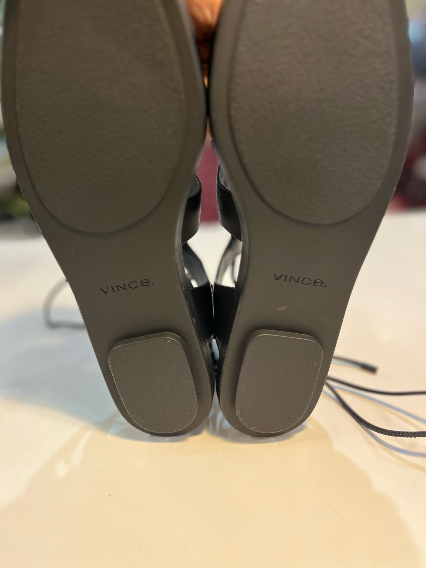 Vince Black "Rockwell Gladiator" Sandals
