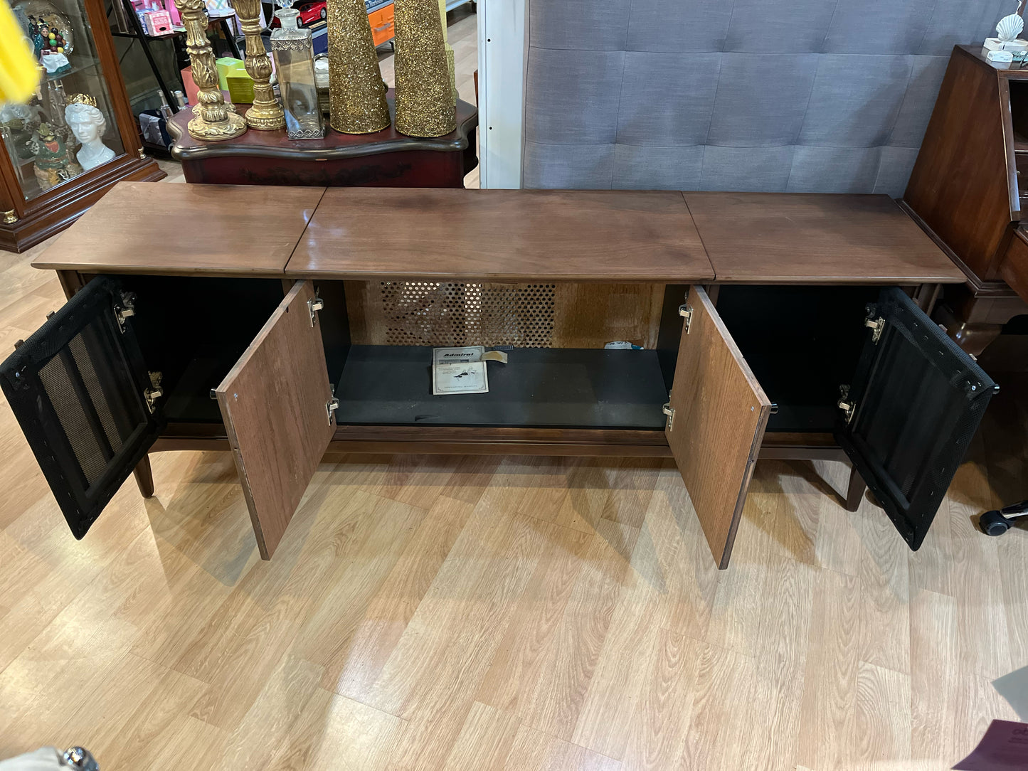 Vintage Admiral MCM Refurbished Console Table