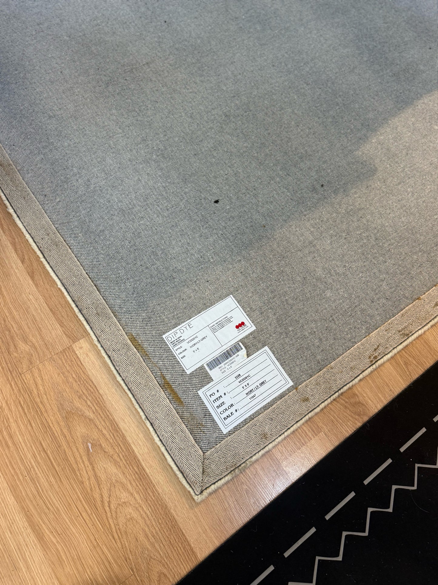 Dip Dye 5x8 Wool Rug