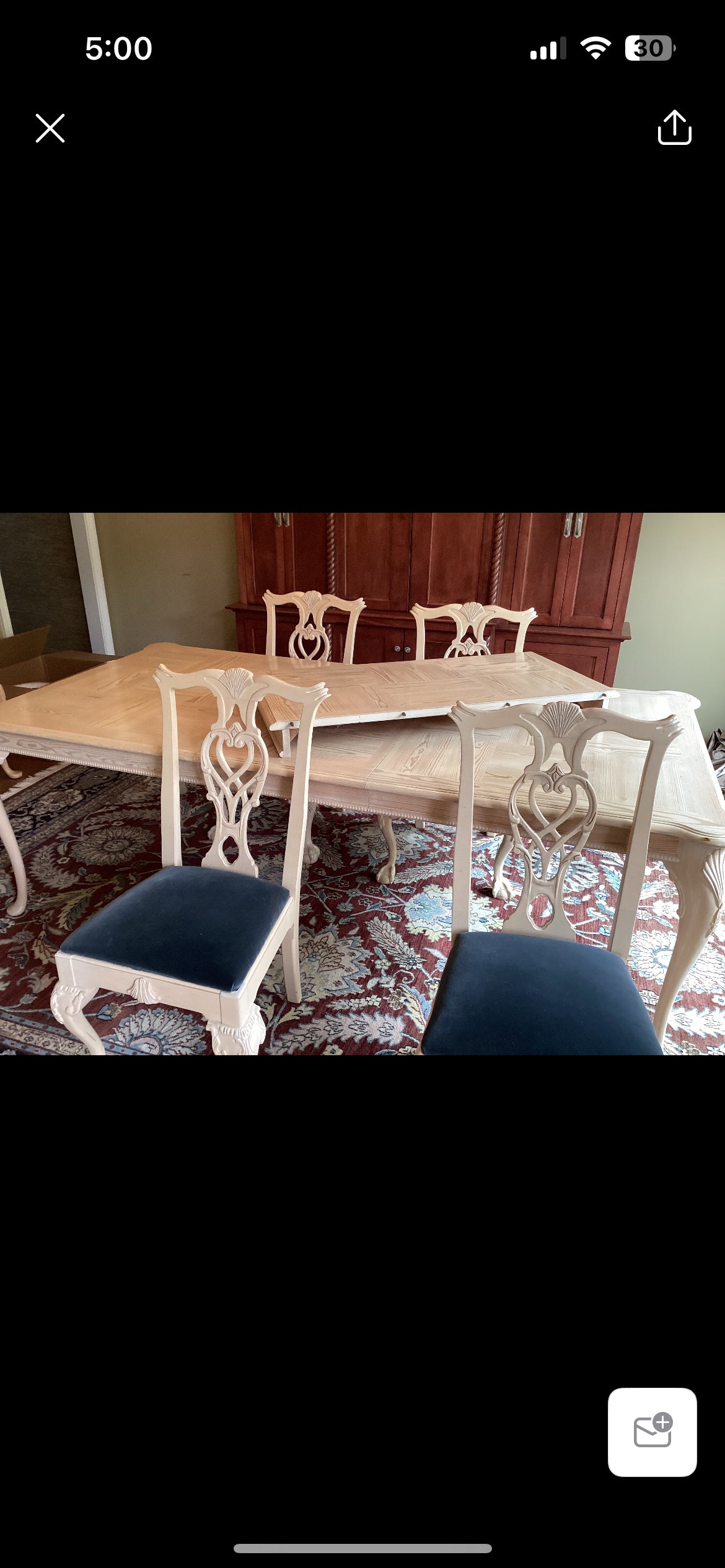 Walter E. Smithe Ivory Dining Set